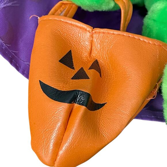 Vintage Vampire Bear Plush Halloween Dracula Doll 90s y2k Stuffed Toy Flaw READ - Picture 10 of 16